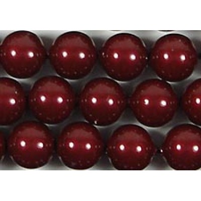 10 Swarovski 12mm Crystal Bordeaux Pearls