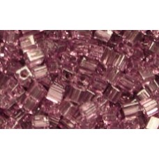 25gr Miyuki Cube Beads Amethyst Trans.