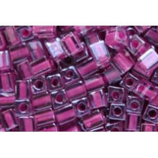 25gr Miyuki Cube Beads C/L Fuchsia Rose