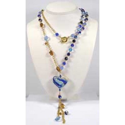 Venetian Sautoir Necklace Choice of Three Colourways