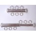 1 Sterling Silver 4-Row Spacer Clasp