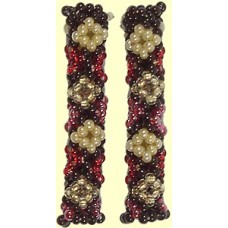 1 Fairtrade Hot Chocolate Beaded Tube - Diamond Motif