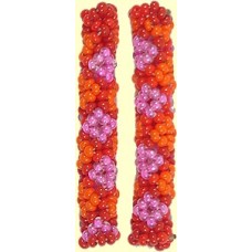 1 Fairtrade Pure Passion Beaded Tube - Diamond Motif
