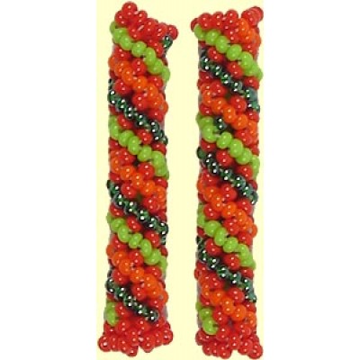 1 Fairtrade Caribbean Beaded Tube - Spiral