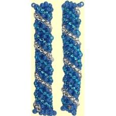 1 Fairtrade Sea Breeze Beaded Tube - Spiral