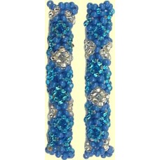 1 Fairtrade Sea Breeze Beaded Tube - Diamond Motif
