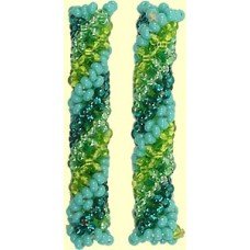 1 Fairtrade Serenity Beaded Tube - Spiral