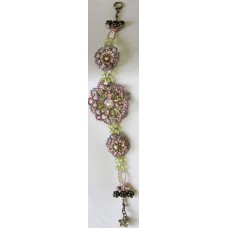 Toho Bead Artistry Kit (Off Loom Weaving) - Class 1 - Bracelet with Floral Motifs 