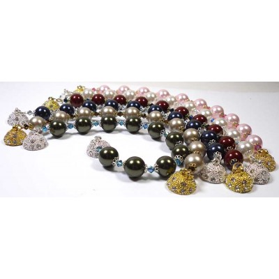 Audrey Swarovski Pearls Bracelet Choice of Colourways