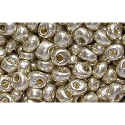 25gr Silver Plated Magatama Beads