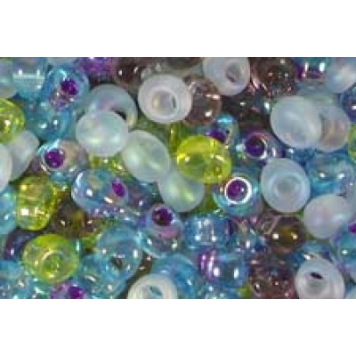 25gr Oceanic Mixture Magatama Beads