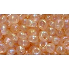25gr Peach AB Magatama Beads