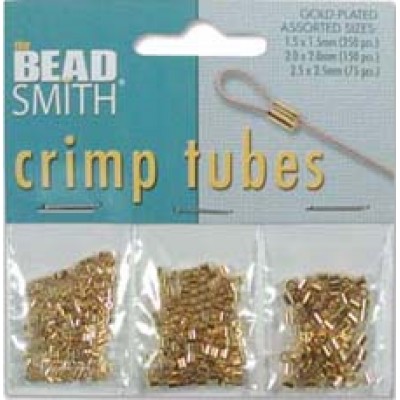 Gold Plated Tube Crimp Assortment Pack