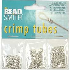 Silver Plated Tube Crimp Assortment Pack