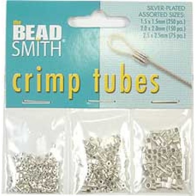 Silver Plated Tube Crimp Assortment Pack