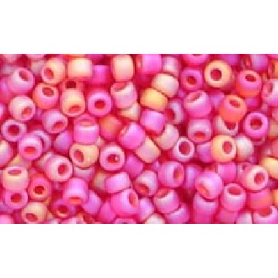 25gr Cranberry Frost Rainbow 11/0 Matsuno Rocailles