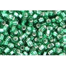 25g Matsuno Silver Lined Emerald 11/0 Rocailles