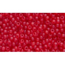 25gr Matsuno 11/0 Rocailles - Transparent Red Matte