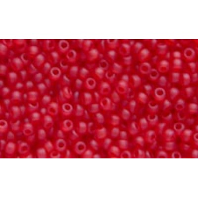 25gr Matsuno 11/0 Rocailles - Transparent Red Matte