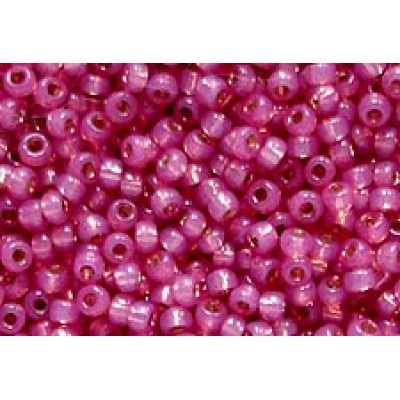 25gr Matsuno 11/0 Rocailles - Silver Lined Antique Rose