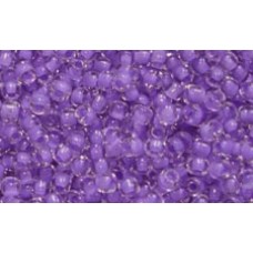 25gr Matsuno 11/0 Rocailles - Lavender Inside with Clear Casing