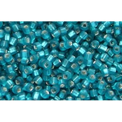 25gr Matsuno 11/0 Rocailles - Silver Lined Matte Turquoise