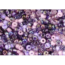25gr Matsuno 11/0 Rocailles - Lavender and Lilac Mix