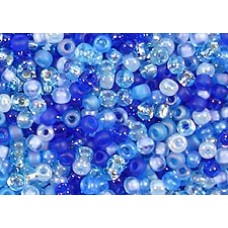 25gr Matsuno 11/0 Rocailles - Blue Skies Mix