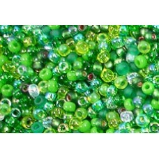 25gr Matsuno 11/0 Rocailles - Green Meadows Mix