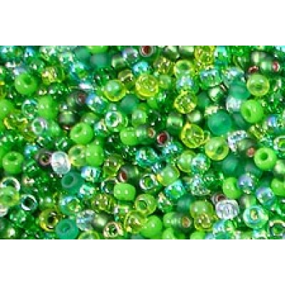 25gr Matsuno 11/0 Rocailles - Green Meadows Mix