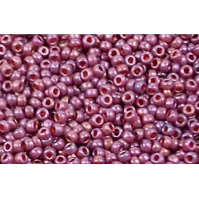 25gr Matsuno 11/0 Rocailles - Cranberry Gold Lustre