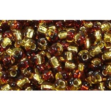 25gr Matsuno 4mm Rocailles - 2-Tone S/L - Amber and Topaz