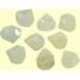 10 Aquamarine Rough Facet Briolettes