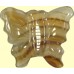 1 Carnelian Carved Butterfly Pendant