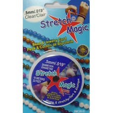 Spool 10 Metres Stretch Magic Elastic Cord 0.5mm  - Clear