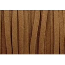 1 metre Bitter Chocolate Simulated Suede 3mm Cord