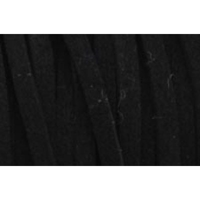 1 metre Black Simulated 3mm Suede Cord