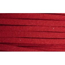 1 metre of 3mm Simulated Suede Claret Red Cord