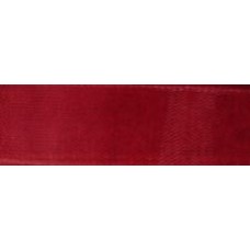 1m 9mm Claret Red Organza Ribbon