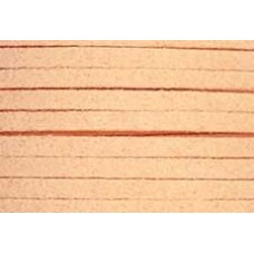 1 metre Ultrasuede Lace 3mm Peachy Cord