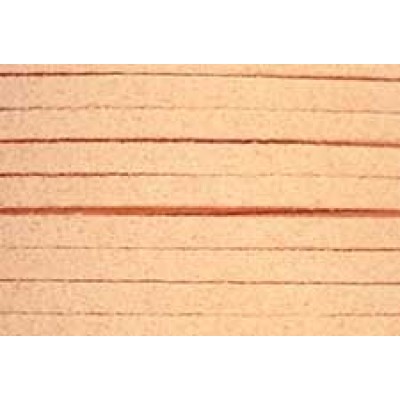 1 metre Ultrasuede Lace 3mm Peachy Cord