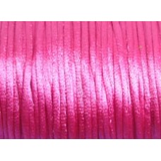 5 Metres Hot Pink Satin Rattail 2mm Cord