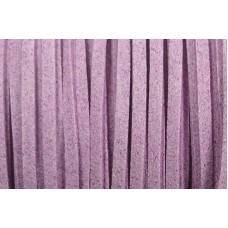 1 metre 3mm Mauve Simulated Suede Cord