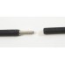 Hollow 4mm Rubber Tube/ Tubing Black Bracelet Size with Closure