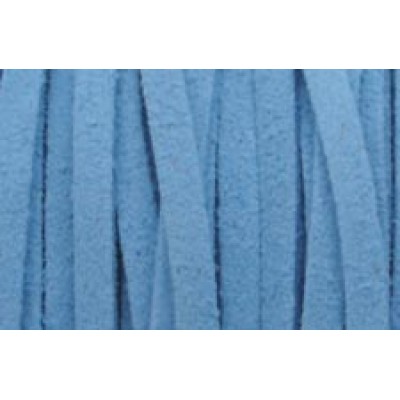 1 metre Simulated Blue Suede 3mm Cord